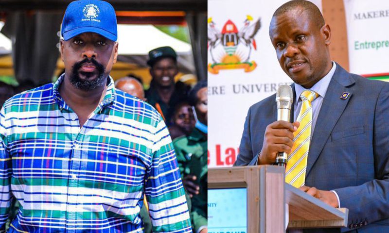 Gen. Muhoozi Kainerugaba and Balaam Barugahara