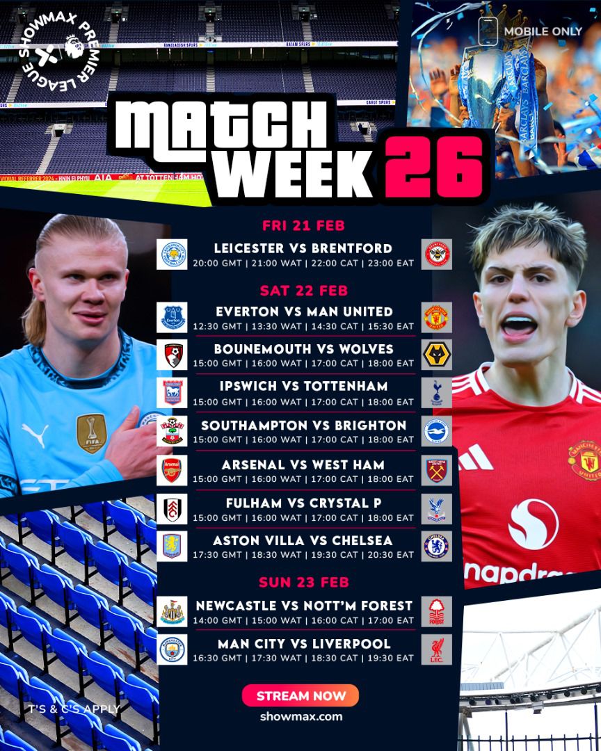 Premier League Fixture