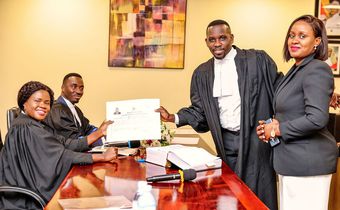 Joel Ssenyonyi got his law certification at the Kampala High Court