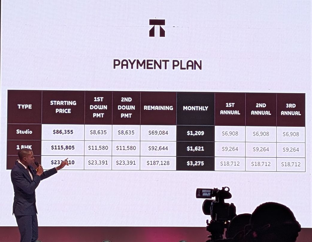Cost of The Bridge apartments