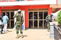 More photos from police raid on NUP properties