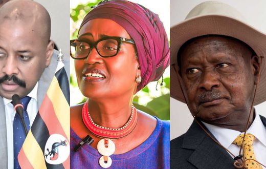 Gen. Kainerugaba, Byanyima and Museveni