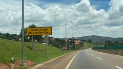 Parts of Entebbe Expressway have been prone to flooding