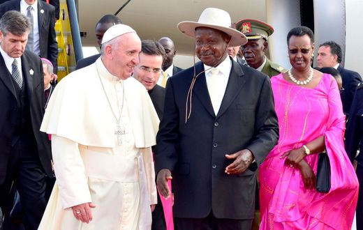 When Pope Francis visited Uganda