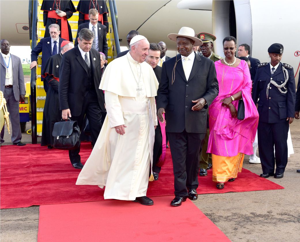 Museveni mourns passing of Pope Francis