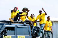 Sodo Aine's campaign procession