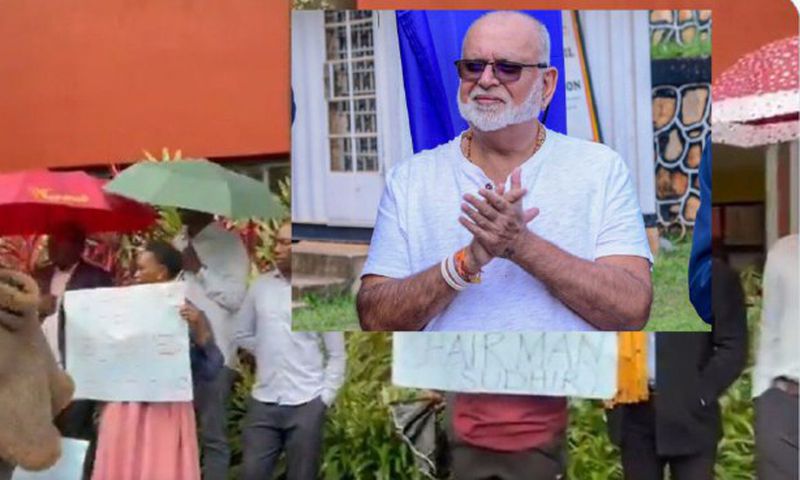 Teachers at Kampala Parents' School are on strike