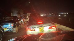 Night traffic in Busega