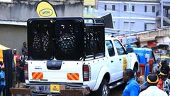 Night Ampurire's veichle donated by MTN Uganda last year