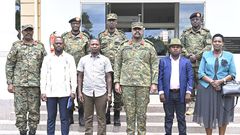 The Chief of Defence Forces (CDF), Gen Muhoozi Kainerugaba, met leaders of the Lendu militia group, CODECO (Cooperative for the Development of the Congo), in Entebbe.