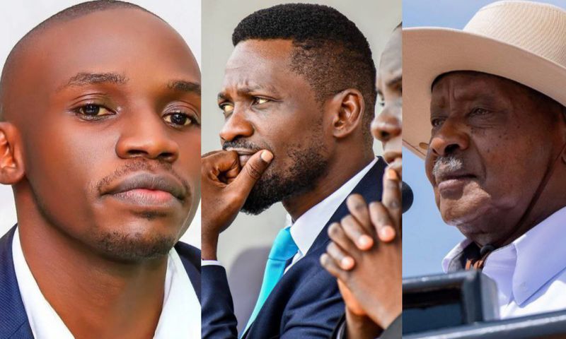 John Katumba, Bobi Wine and President Yoweri Museveni