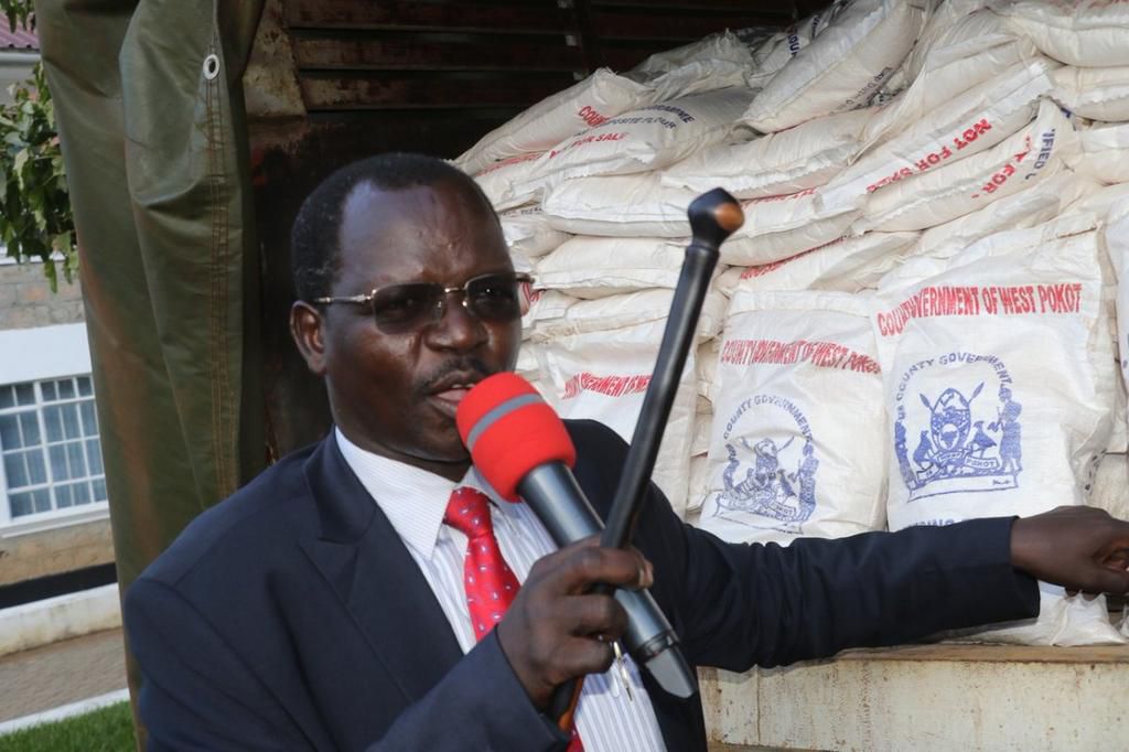 West Pokot Governor John Lonyangapuo