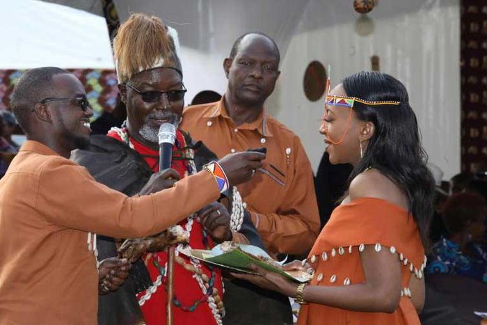 Kirinyaga Senator’s son Eric Muriuki marries longtime girlfriend Myra Watiri in a lavish traditional wedding