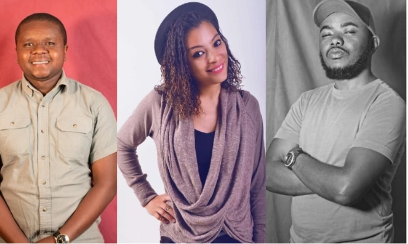 In house Pulselive team Martin Wachira, (Editor-in-Chief) , Nicolette White (Head of events and partnerships) and David Jerome, (Head of Social).