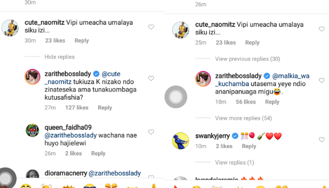 Zari Hassan savagely responds to fan who attacked her with ‘Prostitution' allegations