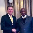 MTN Group CEO @ShuterRob met with His Excellency, President Yoweri Museveni of Uganda at the World Economic Forum