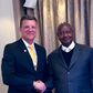 MTN Group CEO @ShuterRob met with His Excellency, President Yoweri Museveni of Uganda at the World Economic Forum