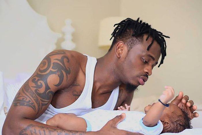 Diamond Platnumz and Tanasha Donna unveils son’s  Nasseb Junior face for the first-time (Photos)