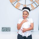 Size 8 steps out with new born baby for the first time