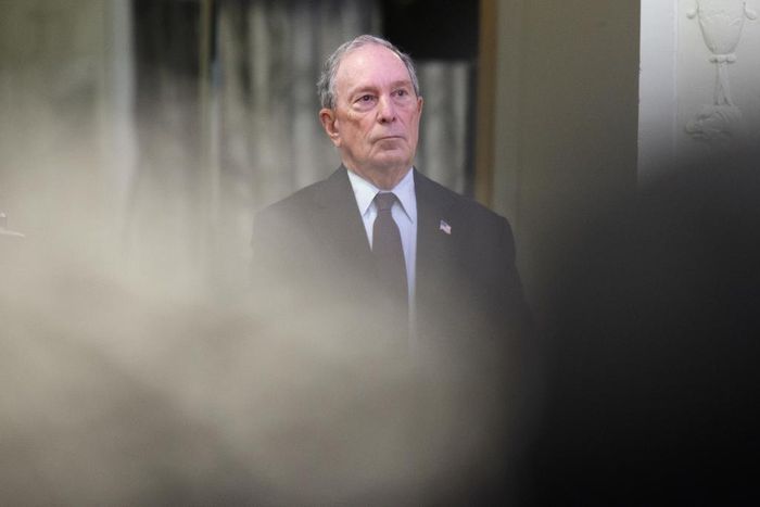 Bloomberg Rebukes Trump While Deflecting Criticism of His Own Centrist Views