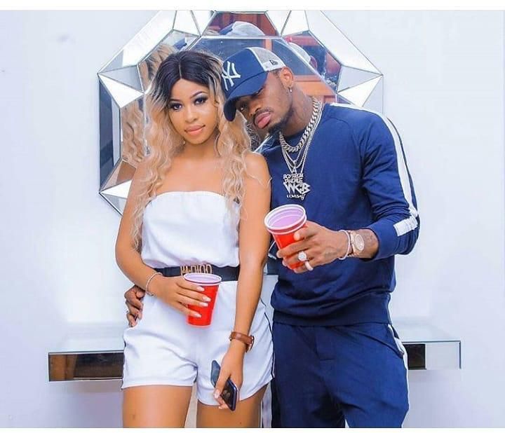 Diaamond with Kimnana. Diamond’s rumoured side-chick gives birth to a bouncing baby girl (Photos)
