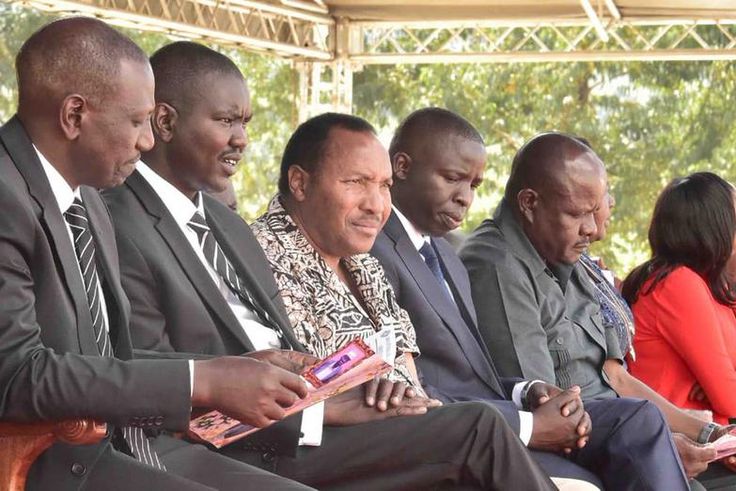 File image of DP William Ruto, Governor Jackson Mandago, Ferdinand Waititu, Stephen Sang and MP Justus Kizito Sang has called for thorough investigations into an alleged plot to assasinate the DP