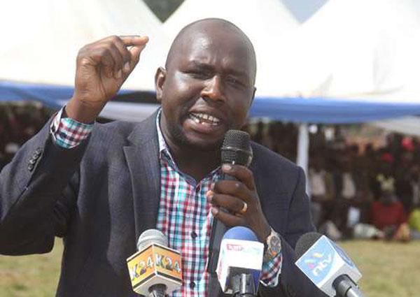 File image of Kipchumba Murkomen.He recently called for the sacking of DCI George Kinoti