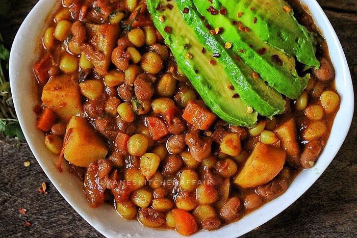 Githeri avocado(Kane's Kitchen Affair)