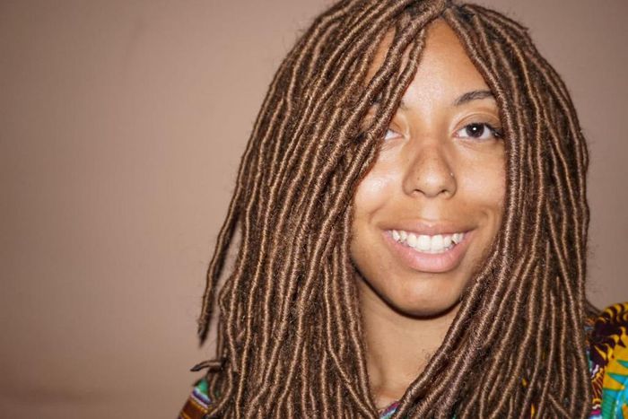 Stiff faux locs (Lexiwiththecurls)