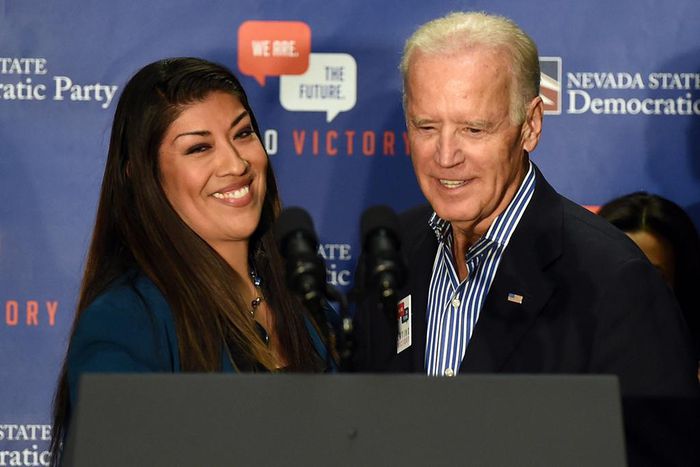 Nevada lawmaker says Biden kissed her in 2014