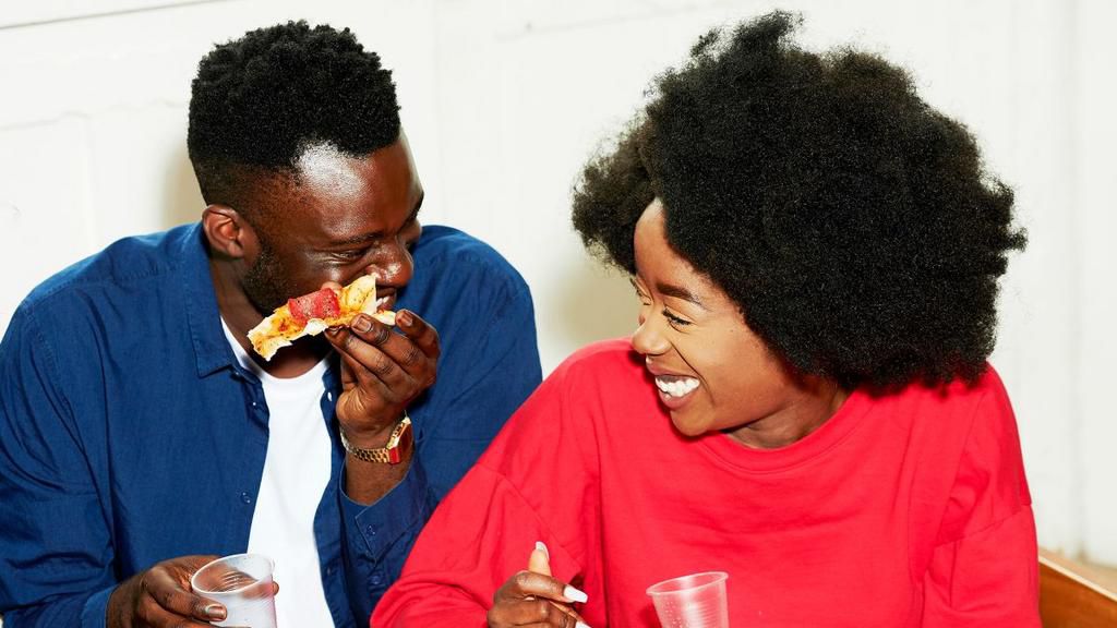 Friends eating(BET Networks)