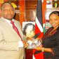 File image of Rev Lucy Natasha with Mike Sonko