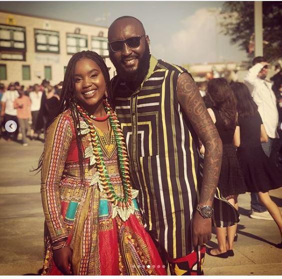 Shaffie Weru with his Daughter Milan. Shaffie Weru flies to US to celebrate daughter’s graduation