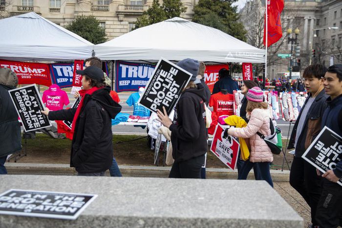 Trump Addresses Anti-Abortion March for Life
