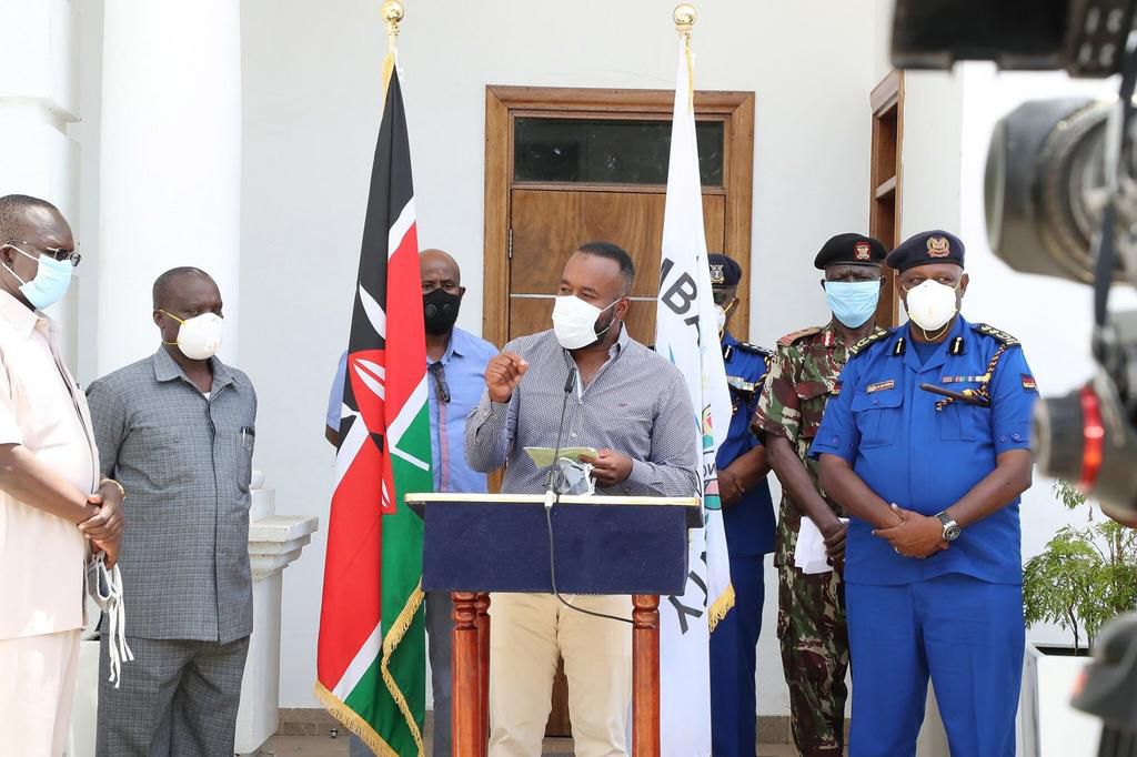 Mombasa Governor Hassan Joho asks police to distribute facemasks instead of arresting Kenyans