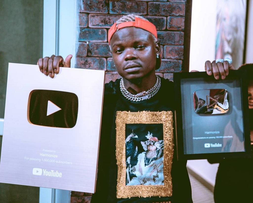 Harmonize hits 1 million subscribers on YouTube