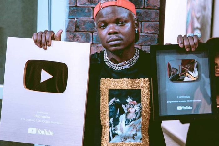 Harmonize hits 1 million subscribers on YouTube