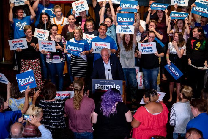 Sanders Posts Biggest Quarter, Adding $25 Million