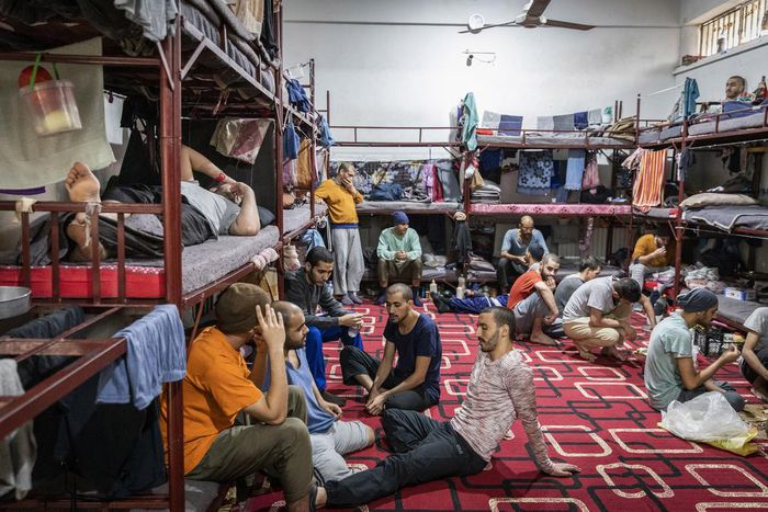 A Cell Full of Prisoners in Syria