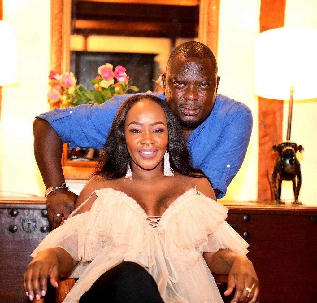 Mike Njenga with Terryanne Chebet as she celebrated her 40th birthday in style
