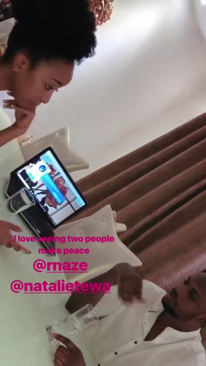 Vera Sidika with Natalie Tewa