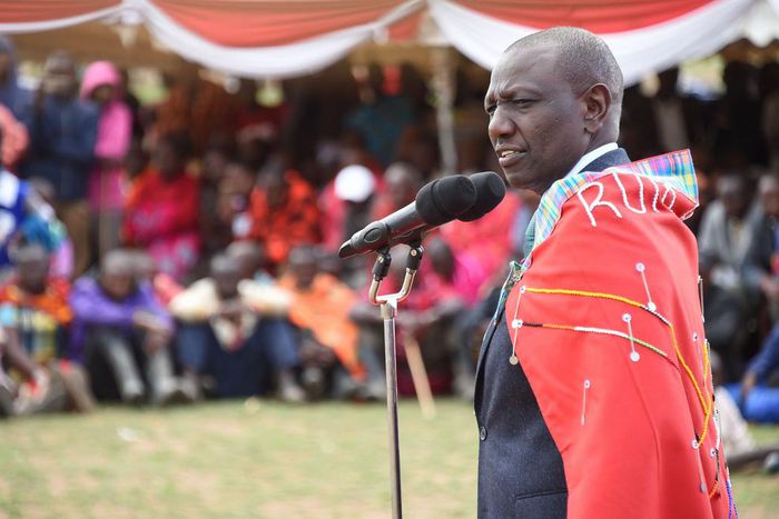 DP Ruto at the thanksgiving ceremony for nominated MP David Ole Sankok