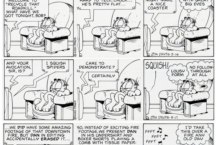 Garfield Art Heads to Auction