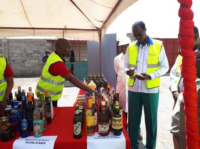 KRA destroys alcohol worth Ksh15 billion