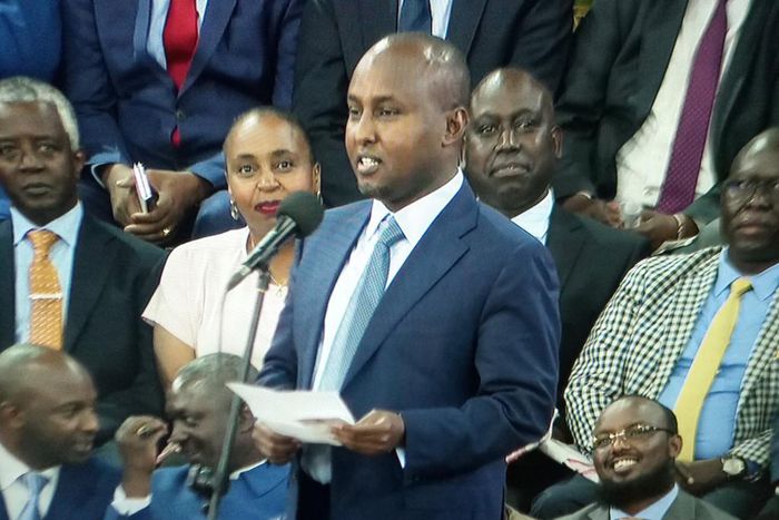 Junet Mohamed given special recognition at BBI launch at Bomas of Kenya