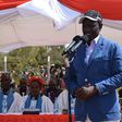 Deputy President William Ruto addressing residents at Karumo Technical Training Institute on Saturday