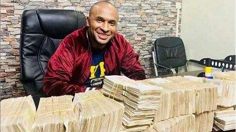 File image of Zaheer Jhanda the businessman linked to the fake gold scam