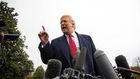 Trump has say away from reporters' event