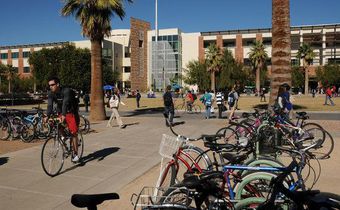 Two students charged after protesting border patrol event at University of Arizona