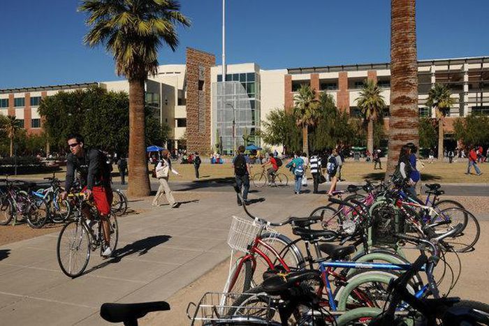 Two students charged after protesting border patrol event at University of Arizona